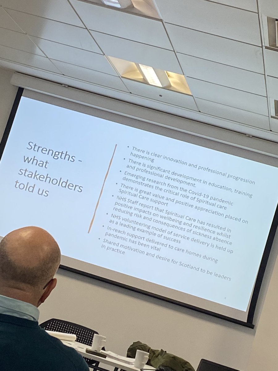 nic_ahp's tweet photo. At a national Spiritual care event today. Great opportunity to have some open conversations and help define and build the future of this essential service. Looking forward to reflecting on these conversations and the national work with the @NHSTSpiritual team soon.@AlanGibbon3 https://t.co/XxMJ0meaBk