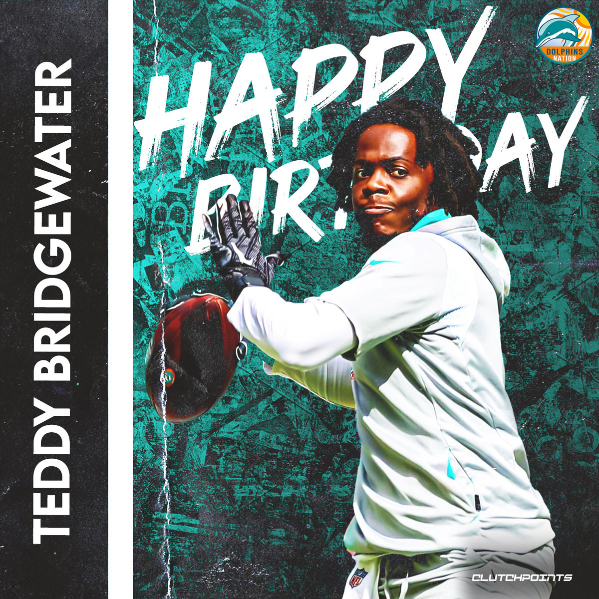 Dolphins Nation, join us in wishing Teddy Bridgewater a happy 30th birthday 