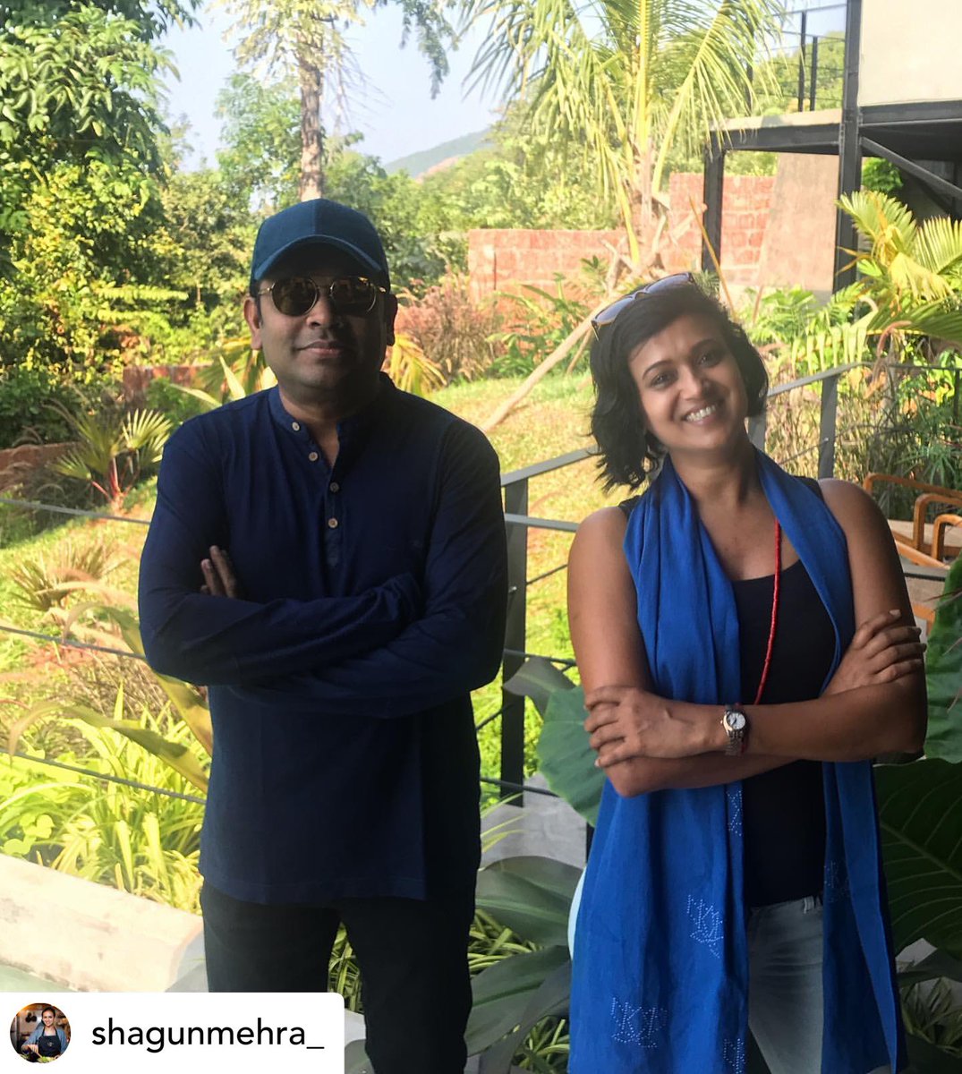 What do you think this mega star loves to eat? <a href="/arrahman/">A.R.Rahman</a> 🎶🙌🏼👩🏻‍🍳 #sukhexperiences #dreamscometrue 

This is a #throwback to #2017 when I had the opportunity to cook and curate meals for Mr Rahman and his son. The simplicity of his diet is astounding. #ARRahman