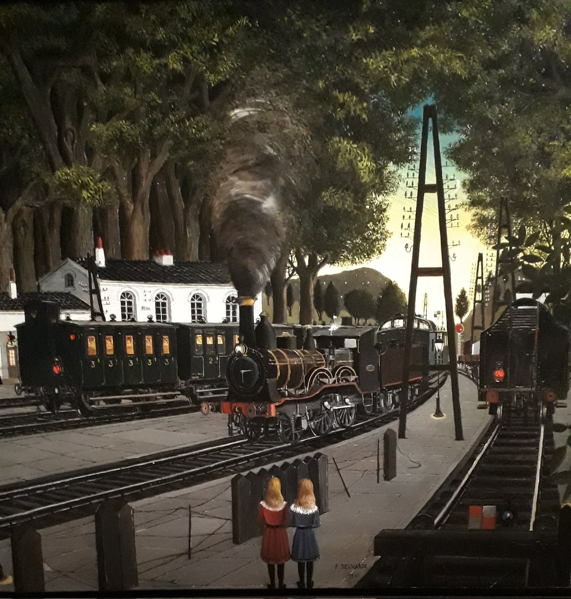 MaCombrailles's tweet photo. Une exposition temporaire au musée d'Arts de #Nantes, "le voyage en train". Il est question d'un viaduc sur la #Sioule, qui n'est autre que le viaduc de #Rouzat (Allier) en cours de construction,par #Eiffel. #Patrimoine @MuseeArtsNantes https://t.co/bBhBqeTGbE