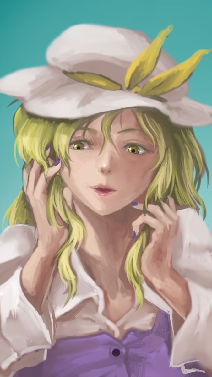 「#深夜の真剣お絵描き60分一本勝負 私用によりフライング投稿。豊姫 」|かわハギ もどき@Skeb受付中のイラスト