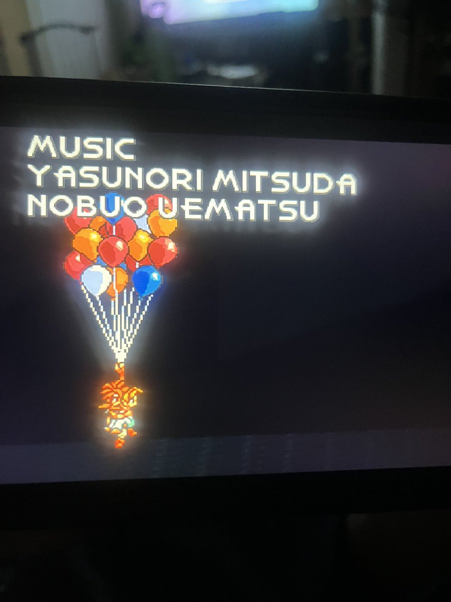 discomoon22's tweet photo. Beat Chrono Trigger the other day. I’m just elated. Wow! I’ve been listening to the OST. I got the canonical ending? The battle system to me was so enjoyable. Honestly it’s what kept me going. https://t.co/sbbwLeuPWn