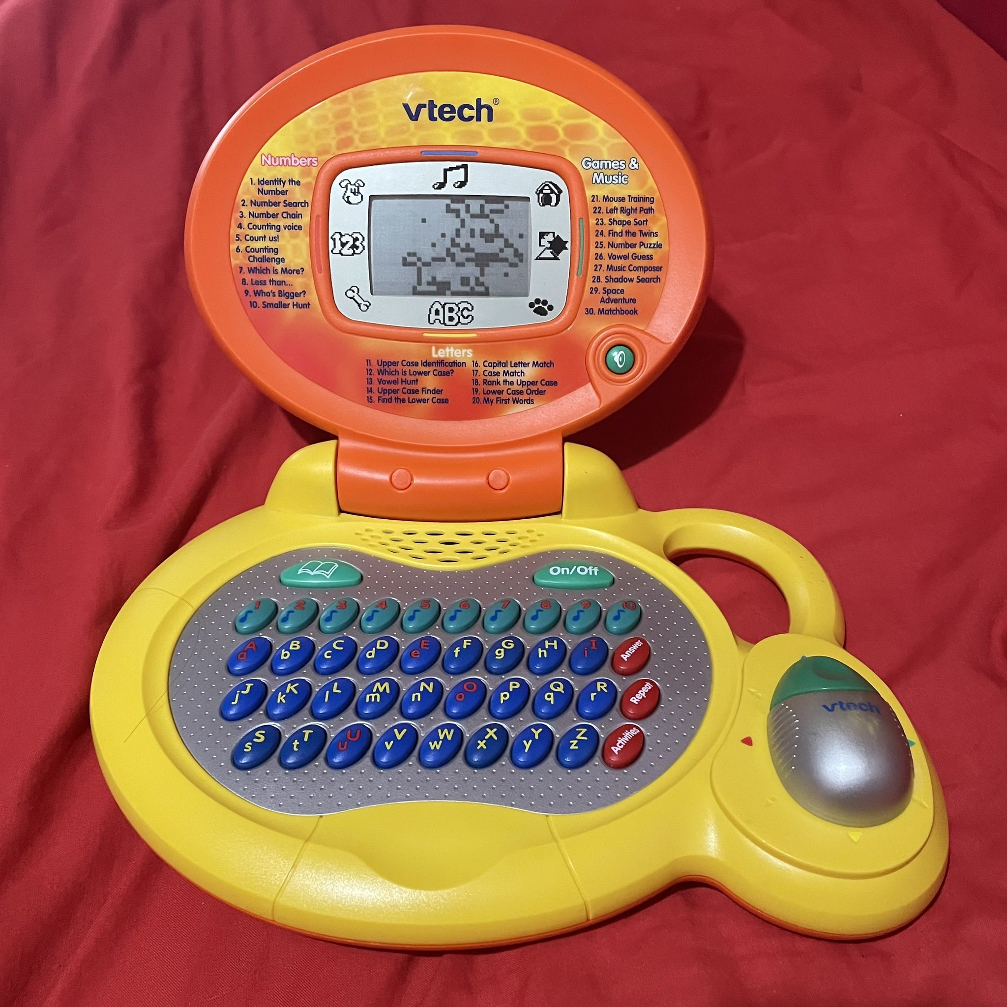 ALEX PARKES 2002 on X: Apparently I just unlocked some nostalgia here as I  just got my hands on a Vtech My Laptop from 2004, something tells me it  looks similar to