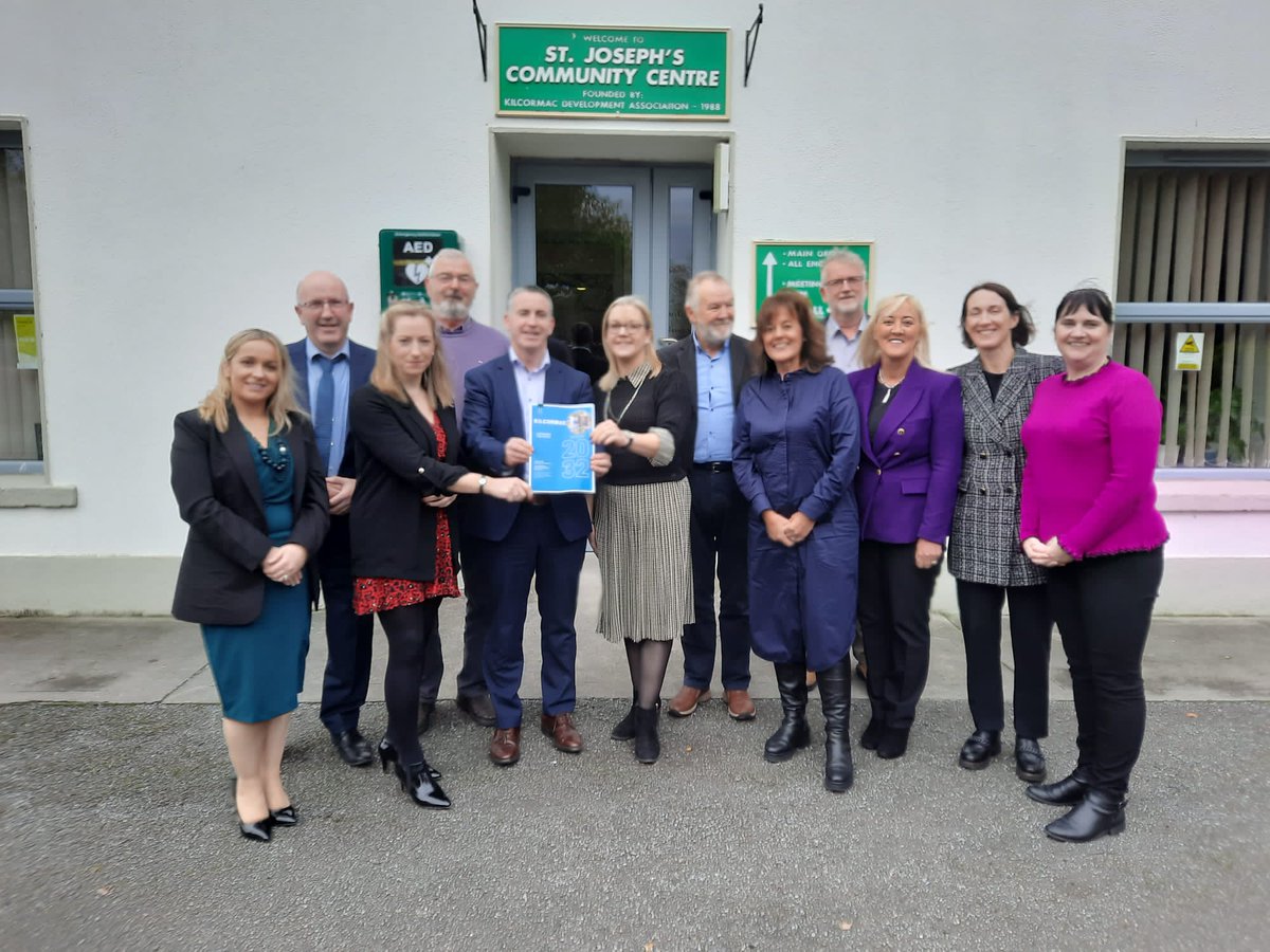 Today Minister Damien English met AFI with <a href="/offalycoco/">Offaly County Council</a> and volunteers Sean Craven and Seamus Barren in Kilcormac, Co Offaly to explore opportunities for age friendly developments in the community including civic participation and tourism development