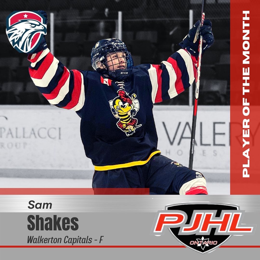 PJHL_Official's tweet photo. Congratulations to North Conference Players of the Month for October!! Carruthers Division: Andrew McClure Pollock Division: Sam Shakes https://t.co/WFW0YUu5y7