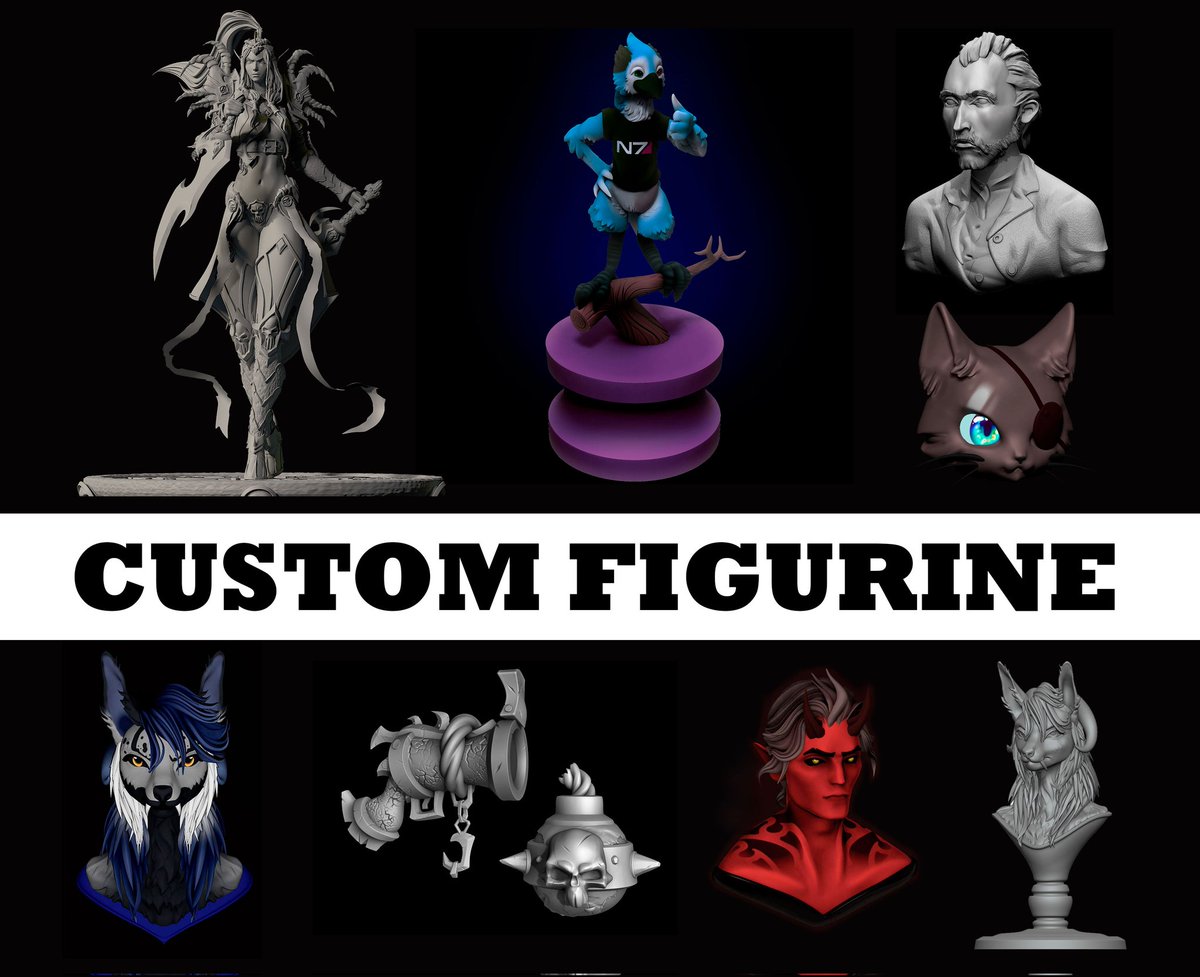 felinexycw's tweet photo. Yaaaaaay!!!
I finally reincarnated my Etsy Shop! 🤩
Check it out:
https://t.co/mCBeLuNH2m
Also, commissions for 3d statues are now open! Pm me with references of your characters to know more.
#commission #furry #dnd #characterfigure #3dstatue https://t.co/8pWMnFeVea