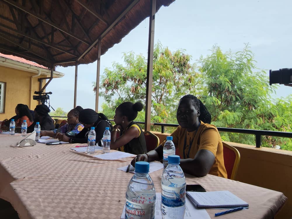 AIWE_SS's tweet photo. Ruth Nyaleel and Kathia Iskail were amongst the women leaders from AIWE who were invited for a meeting with the #UNPeacekeepingUSGLaCroix and presented women achievements,and challenges  on their participation in Peace,Security, Political &amp; Humanitarian sectors.
#SSOT
#UN https://t.co/mc3TJFPdMO