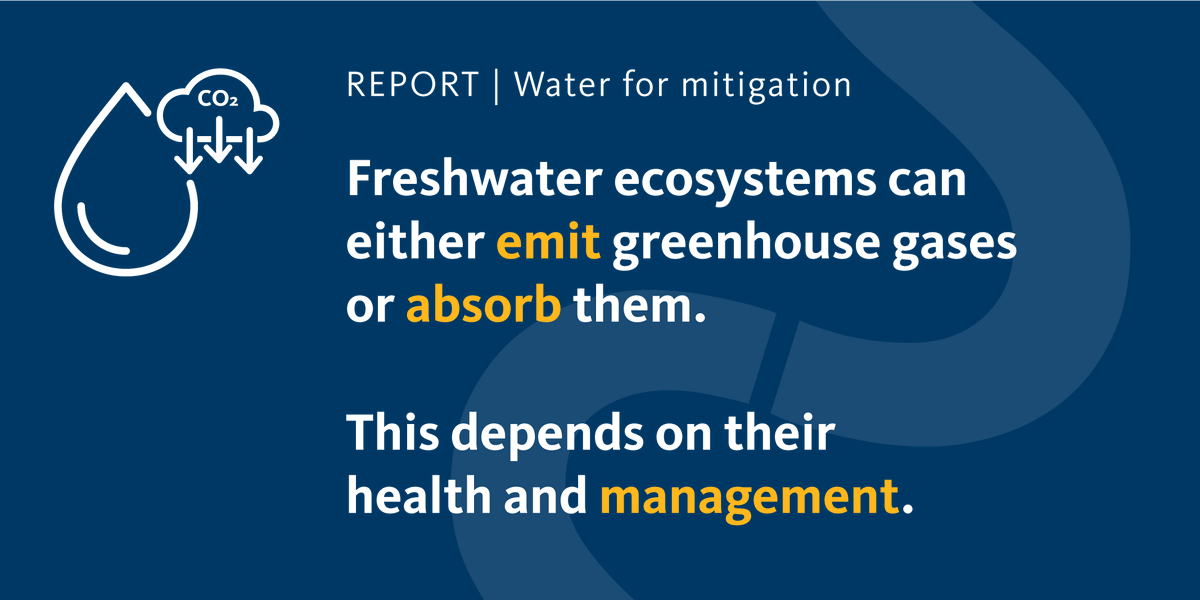 siwi_water's tweet photo. 🗣️ Reaching climate targets depends on better decisions to manage already scarce water resources

This new report will help decision-makers understand water's role in mitigation ➡️ https://t.co/69vMdo8b1x

✍️ SIWI @sthlmresilience @PIK_Climate @BMZ_Bund @giz_gmbh @UNDP https://t.co/nqzS12TXK1