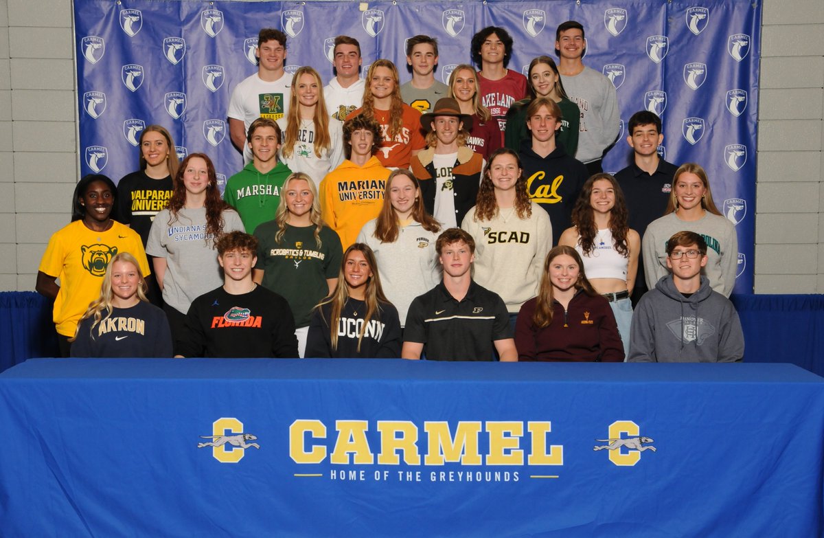 Congratulations to our 28 Greyhounds signing their National Letter of Intent to play collegiate athletics!