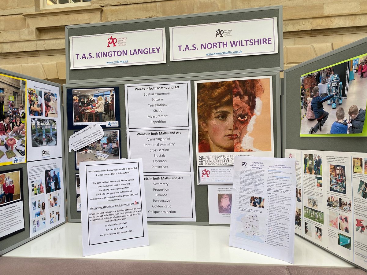 wessex_area's tweet image. Another superb STEAM day organised by Wiltshire’s Learning Resources Hub with two of our Wessex Area Arts Volunteering groups making a difference - working with primary school teachers, TA’s and parents. #ArtsVolunteering #ArtBytes #TheArtsSociety