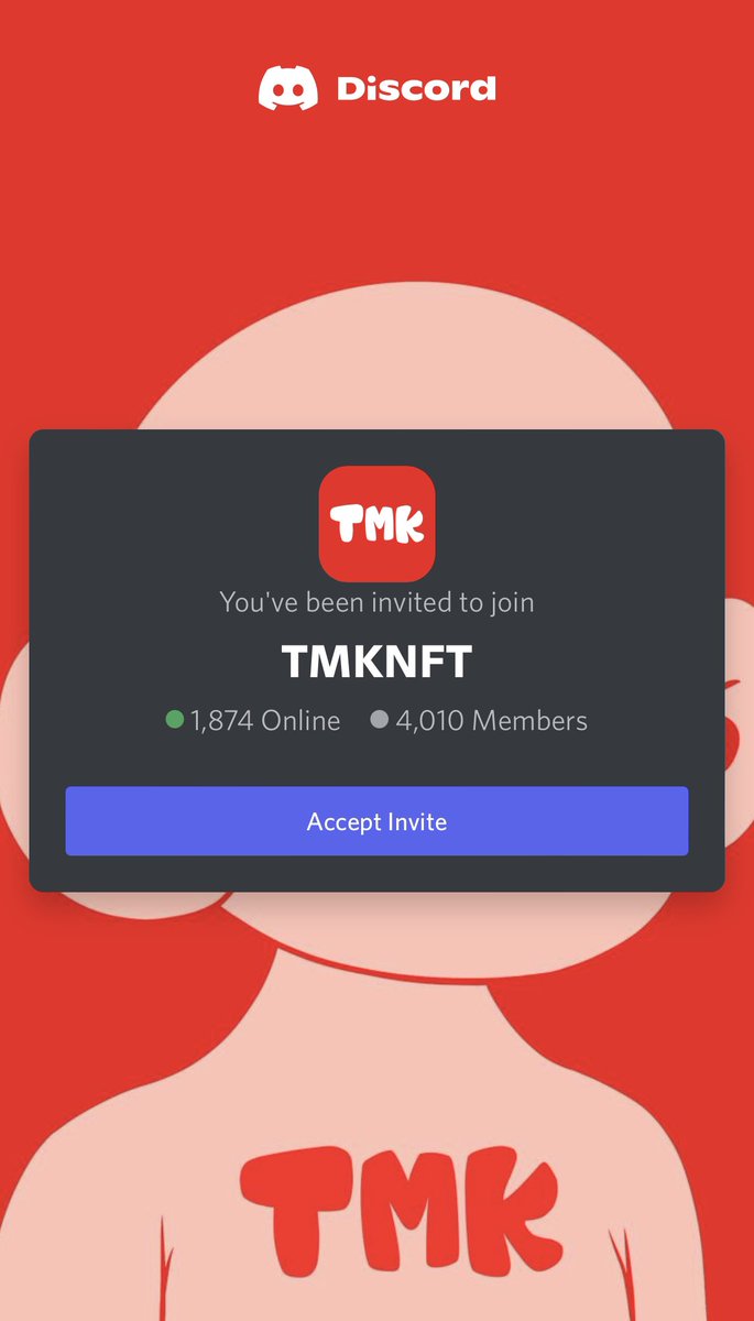 Join the TMK family today 👇
discord.gg/a8YNPZpr9p

🖼️3000 PFP SOLD OUT
💸Over 500k volume traded 
📈30% Above Mint Price 

#TMKNFT #NFTs #NFT #NFTCommmunity