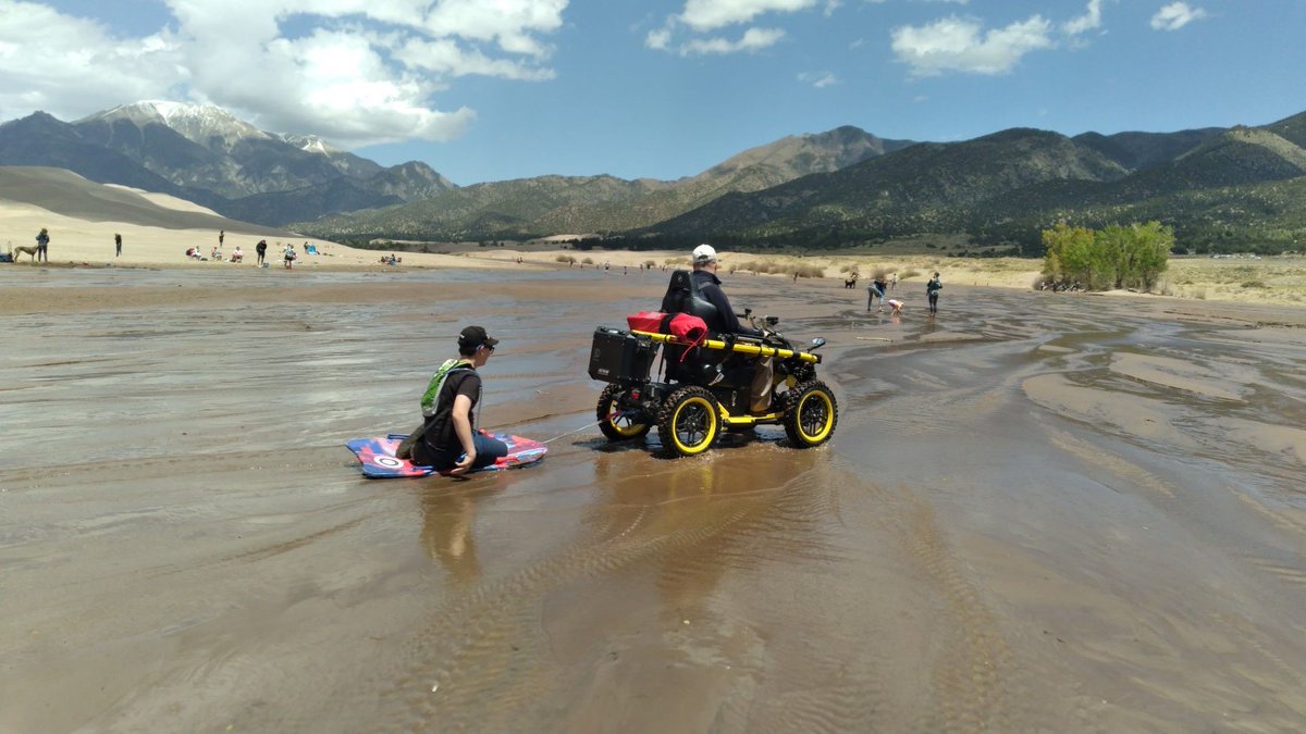 TerrainHopperUS's tweet photo. Hold on tight!

#allterrainwheelchair #offroadwheelchair #adaptiveadventures #adaptiveequipment #adaptiverecreation #adaptivehiking #adaptivecamping #wheelchairlife #wheelchairhiking #beachwheelchair #customwheelchair #disability #disabilityawareness https://t.co/Mjn7FhhR7N