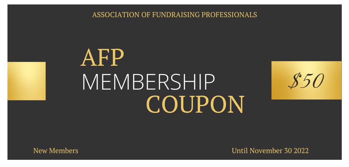 Thinking of joining AFP? New members get $50 OFF until November 30th! 
 
afpglobal.org/sites/default/…