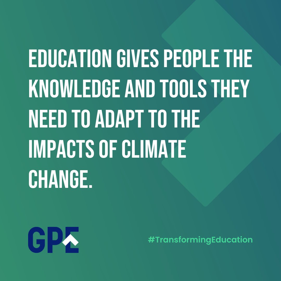 Global Partnership for Education on Twitter "Education is the most