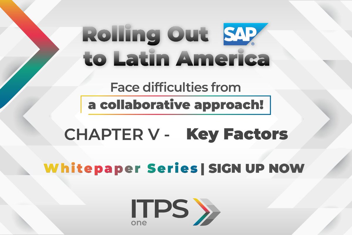 ITPSOne's tweet image. ⚡ After dealing with all parts of a #SAProllout, we gathered in our last article some #KeyFactors that may be helpful to face this process.

Sign up today and gain access to the entire whitepaper for free 👉itps.one/rolling-out-sa…👈