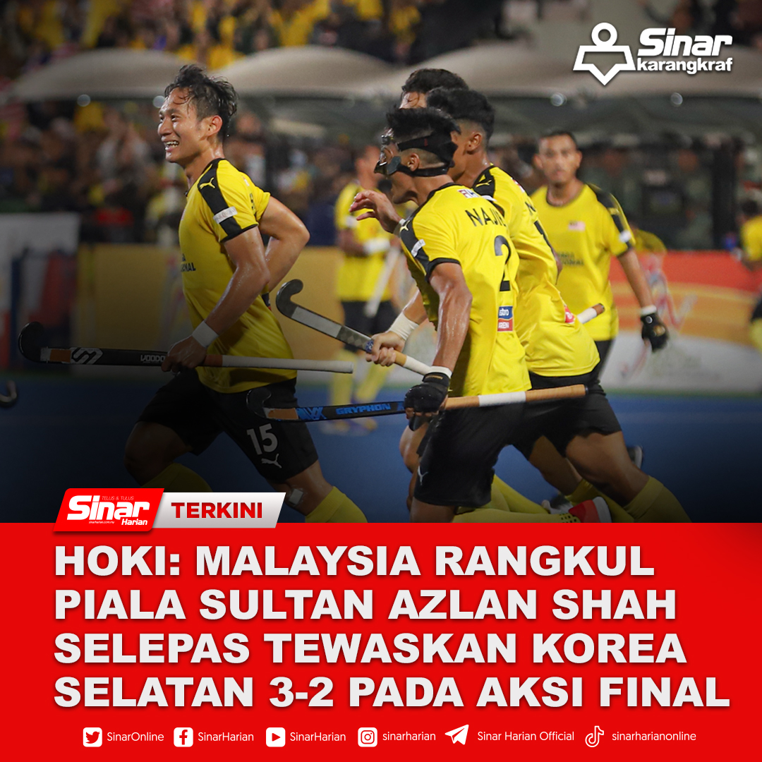 SinarOnline's tweet photo. Ikuti perkembangan terkini dalam dan luar negara hanya di Sinar Harian.

Berita lanjut klik pautan di IG Story atau layari https://t.co/f9EP4Ujibe

#SinarHarian #SinarTerkini #SinarOnline #MalaysiaBerintergriti #PerkasakanSuaraMalaysia #HokiMalaysia #PialaSultanAzlanShah https://t.co/RGyL9VcTR8
