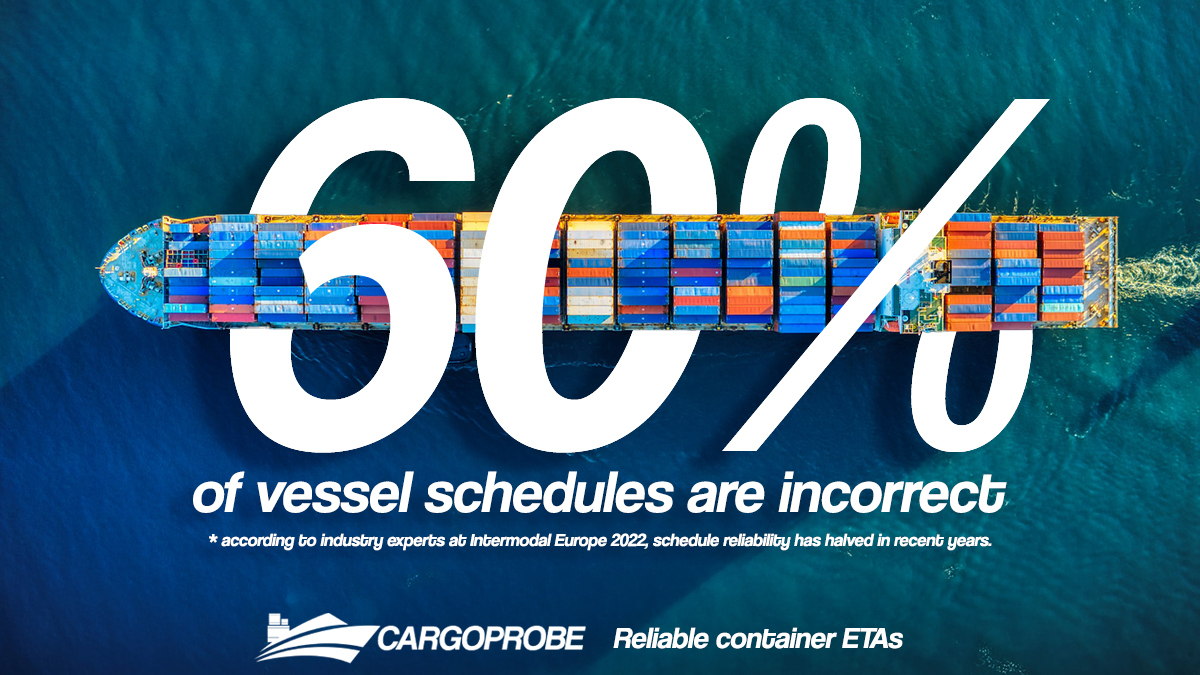 CargoProbe's tweet image. Want reliable ETA&apos;s? Go to cargoprobe.com to learn more. #intermodalEU