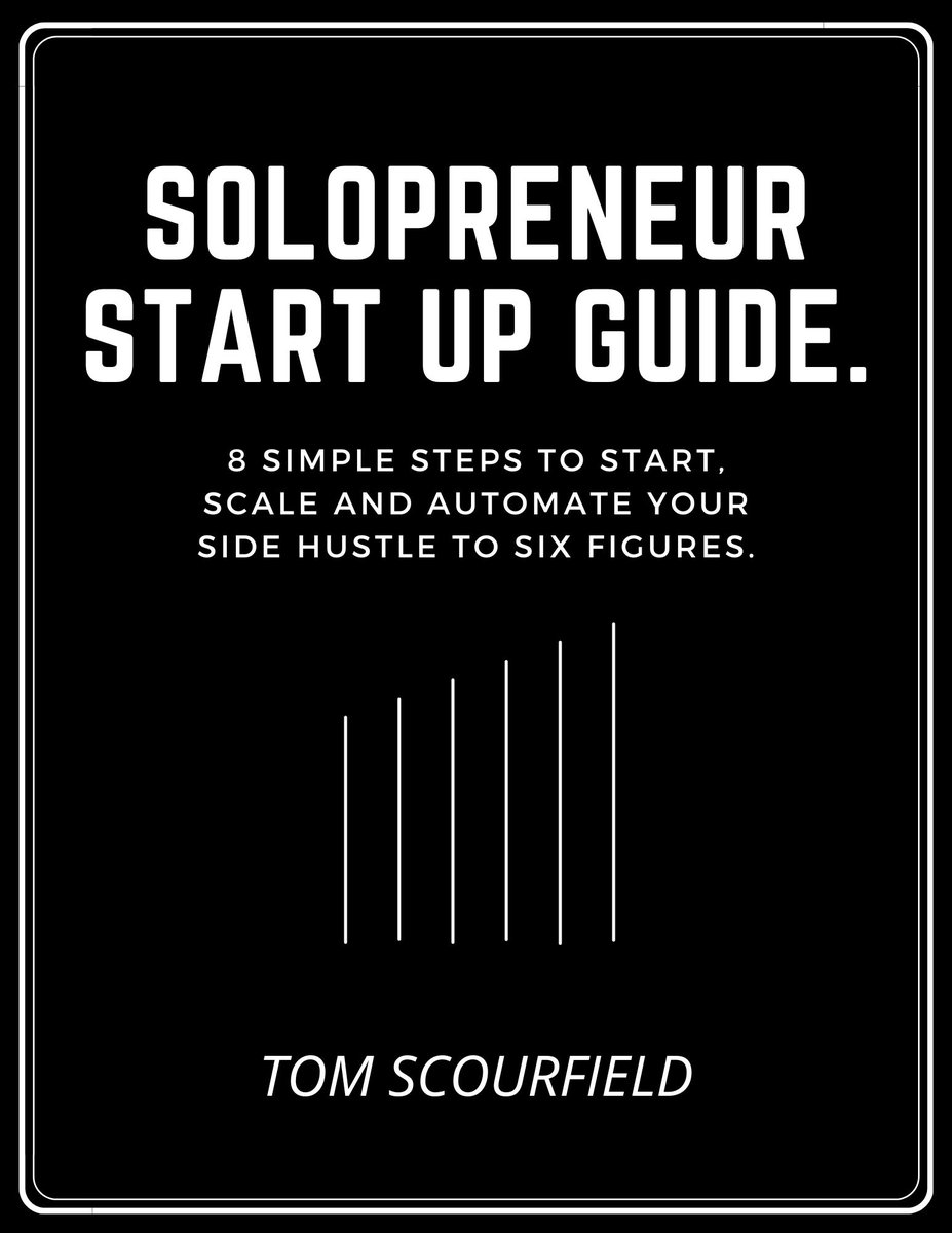 TomScourfield1's tweet image. I turned my experience of how I went from the rat race cubicle to solopreneur travelling the world into a simple step-by-step guide worth THOUSANDS.
Want a free copy? RT + Comment "send" and I'll DM it to you.
(Must follow so I can DM you)
