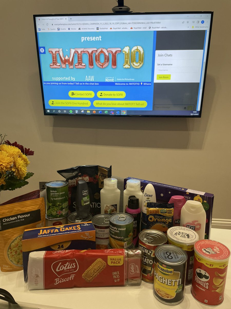 We are READY! Tuned in for our fave day of the year #IWITOT10 Sad we can’t with you be in person but we have a heap of treats for our local food bank ❤️ <a href="/SOFIIisHOT/">The SOFII team</a>