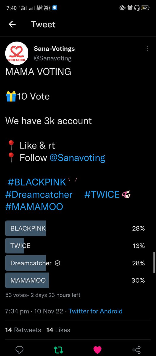 AnnaCha23913987's tweet photo. @Sanavoting #Dreamcatcher https://t.co/qy4ftrorSc