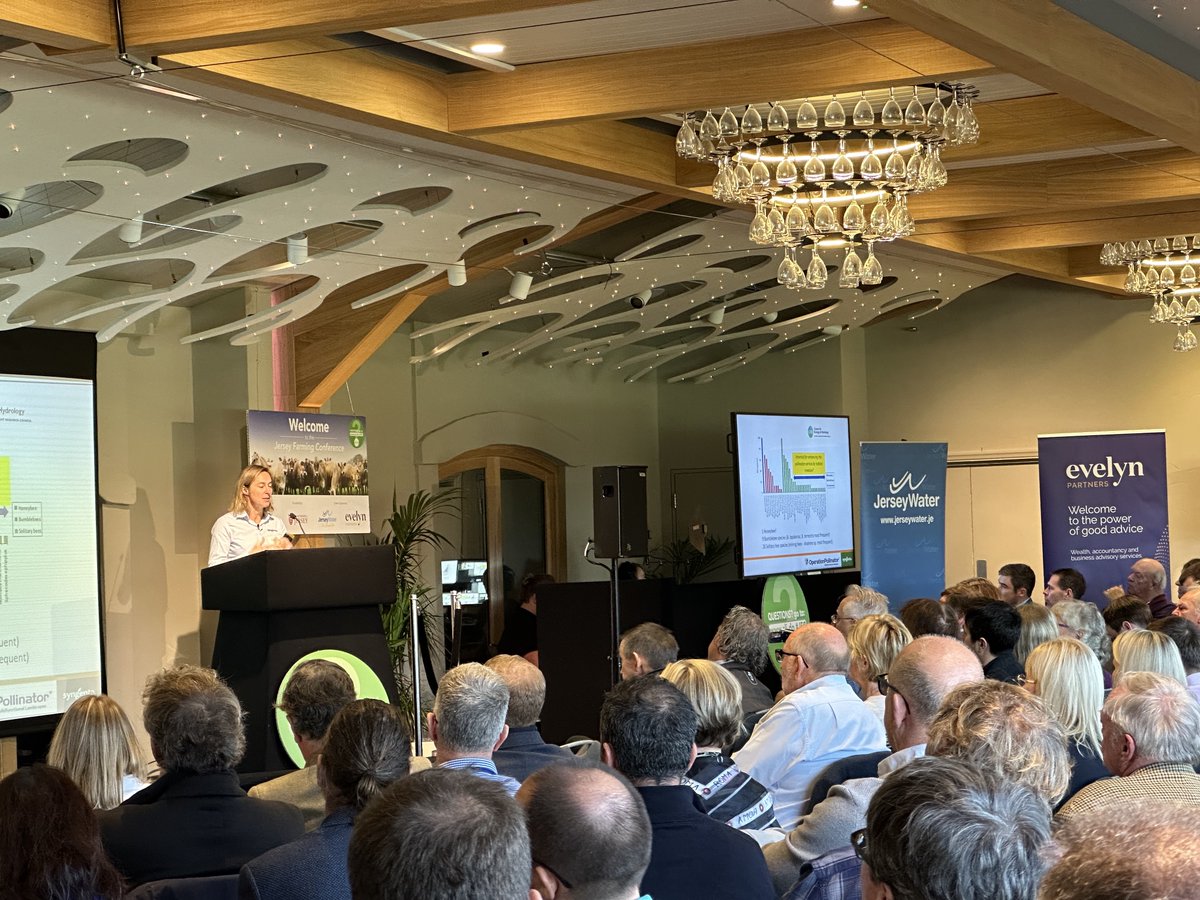 farm_jersey's tweet photo. Belinda Bailey, sustainable farming manager @Syngenta shared a fascinating talk on 'supporting biodiversity with the farmed landscape.' 

Don't forget you can LIVE stream the conference online:

https://t.co/Nv04gNymfS https://t.co/tYESuxUsn5