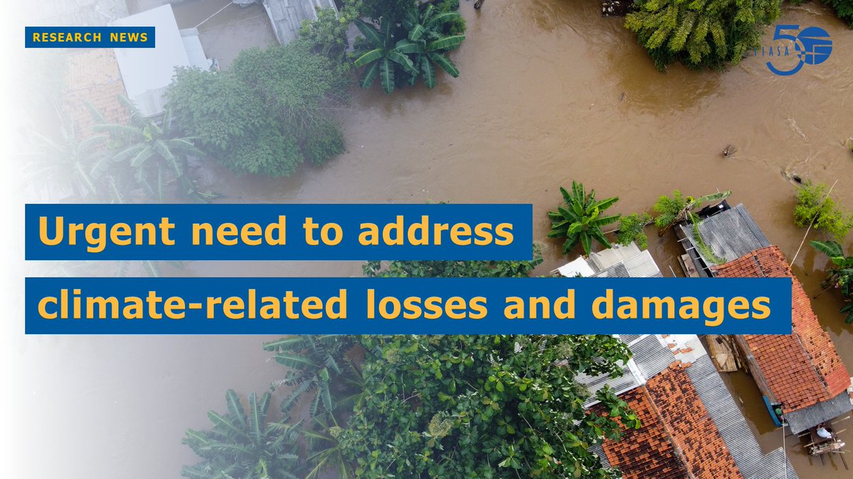 IIASA (@iiasavienna) on Twitter photo IIASA's <a href="/reinhardmechler/">Reinhard Mechler</a> contributed to a new #PolicyBrief by the <a href="/floodalliance/">ZCRAlliance</a> which provides facts, figures, and context that outline just how vital it is that progress is made on the issue of climate-related #LossesAndDamages.
Find out more 👉 bit.ly/3FZWrWh
#COP27 IIASA's <a href="/reinhardmechler/">Reinhard Mechler</a> contributed to a new #PolicyBrief by the <a href="/floodalliance/">ZCRAlliance</a> which provides facts, figures, and context that outline just how vital it is that progress is made on the issue of climate-related #LossesAndDamages.
Find out more 👉 bit.ly/3FZWrWh
#COP27