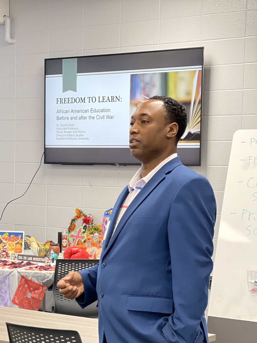 BallardLibrary (@bruinslibrary) on Twitter photo Ballard library is so excited to have <a href="/DrDavidChilds/">Dr. David Jason Childs, Ph.D.</a> speaking to our History classes this week. What an amazing learning experience for our students.
#nku #americanhistory #blackhistory <a href="/JCPS_LMS/">JCPS Library Media Services Department</a> <a href="/JCPSLMSDrLynn/">JCPSLMSDr.Lynn</a> <a href="/Bruin_Principal/">Jason Neuss</a> <a href="/MsCassidyLoew/">Cassidy Noble Loew</a> <a href="/AcademiesofLou/">AcademiesofLou</a> <a href="/JCPSKY/">JCPS</a> Ballard library is so excited to have <a href="/DrDavidChilds/">Dr. David Jason Childs, Ph.D.</a> speaking to our History classes this week. What an amazing learning experience for our students.
#nku #americanhistory #blackhistory <a href="/JCPS_LMS/">JCPS Library Media Services Department</a> <a href="/JCPSLMSDrLynn/">JCPSLMSDr.Lynn</a> <a href="/Bruin_Principal/">Jason Neuss</a> <a href="/MsCassidyLoew/">Cassidy Noble Loew</a> <a href="/AcademiesofLou/">AcademiesofLou</a> <a href="/JCPSKY/">JCPS</a>