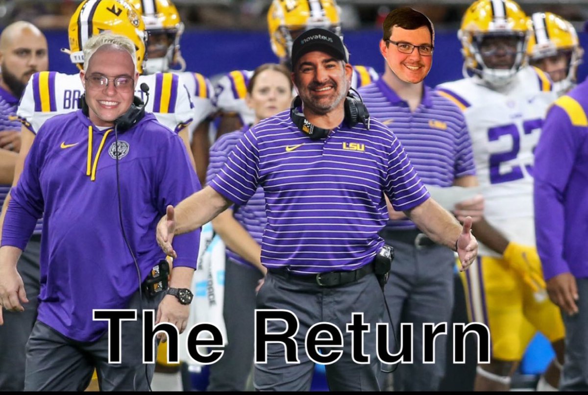 CMRpod's tweet photo. 🚨 WE HAVE RETURNED 🚨

We're Back! Jordy Culotta of The Jordy Culotta Show joins the guys to talk all things LSU and the Tiger's monumental win over Alabama.

🎧: https://t.co/9Z0F0Zdm5w

🍎: https://t.co/jknhSTIGpc https://t.co/3RmSI7RG8g