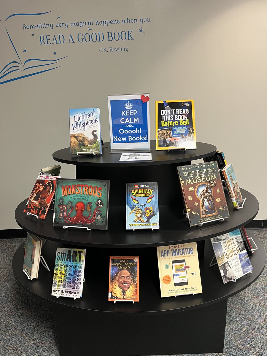 New books alert… check them out—literally!!📚