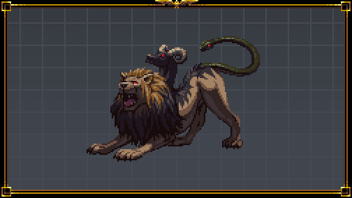 wolfenoctis's tweet photo. Adventure - Chimera #pixelart #ドット絵 https://t.co/H2e7FW6IvC