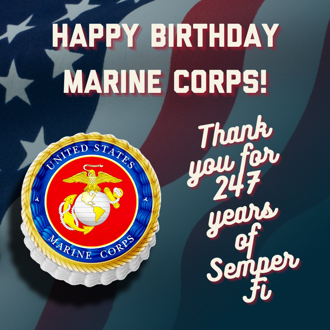 U.S. Navy on X: "Happy 247th Birthday, @USMC! The #BlueGreenTeam is one of the greatest fighting forces the world has ever known. Here's to the next 247 years! https://t.co/8oCkVwIPW5" / X