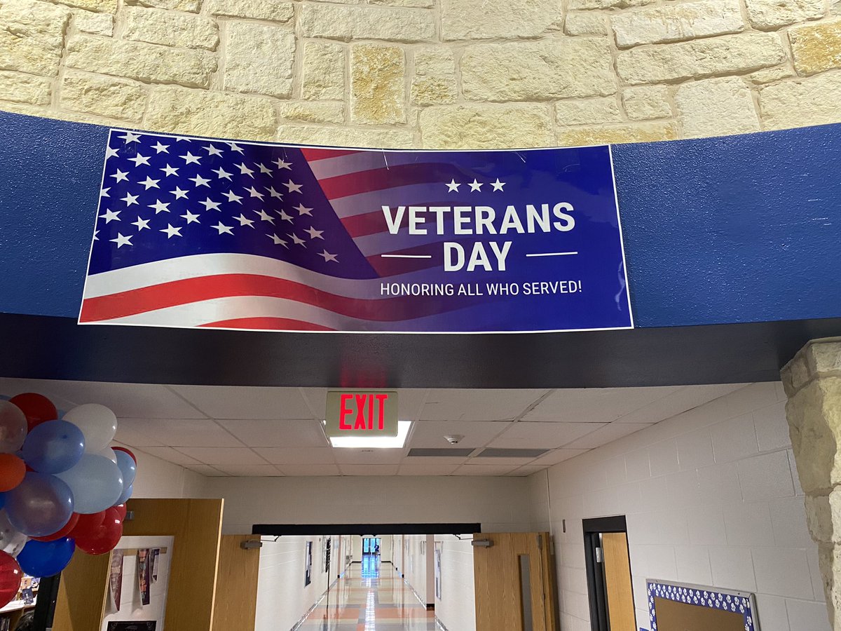 JarrellHS's tweet image. JHS Veteran’s Day Celebration 

THANK YOU for your service. 

@Jarrell_ISD @JarrellHS @JarrellHSAP