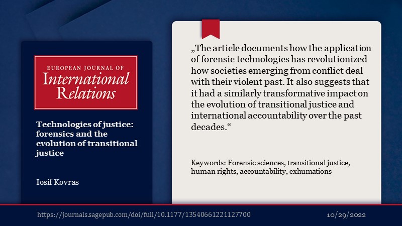 EJIR (European Journal of International Relations) tweet media