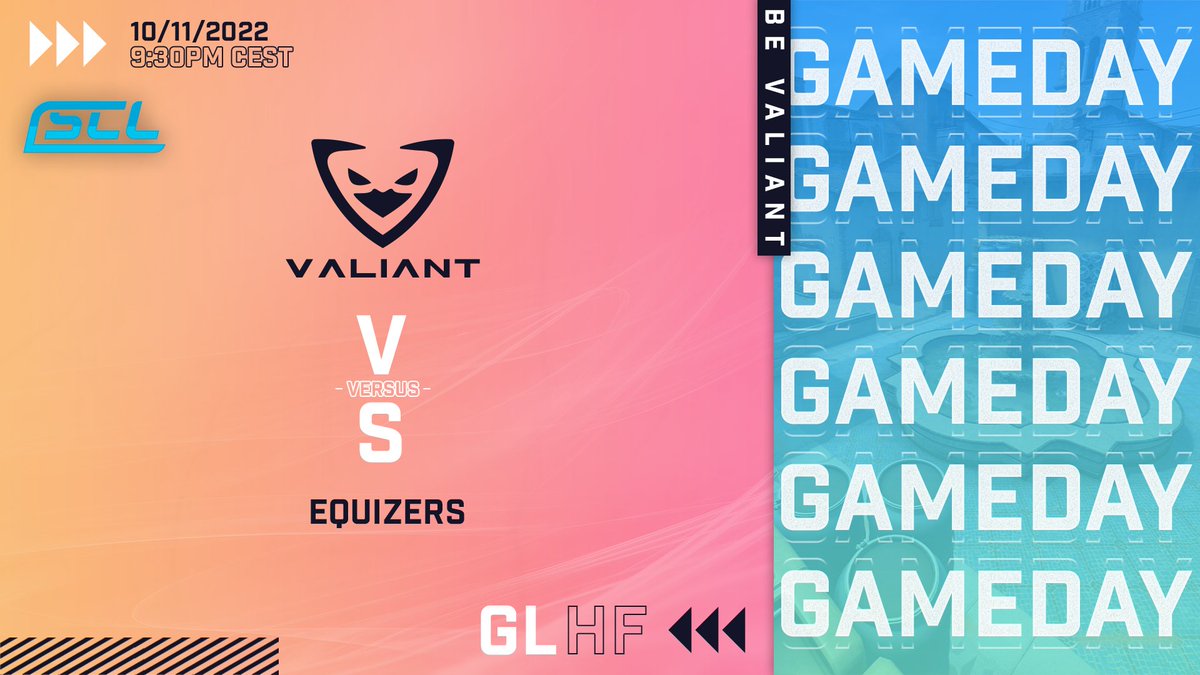 [#CSGO - #INT9

Whats up lads?

Its time for another <a href="/scleague_net/">SCL.GG</a> match. Today we can get revenge for our loss yesterday. We're on fire for the match tonight. 

🆚eQuizers
⏰9:30 pm CET
🗺️Inferno

🎙️ <a href="/XiouzT/">Xiouz_Tv</a> 
📺twitch.tv/xiouz_tv

stay tuned and #beVALIANT