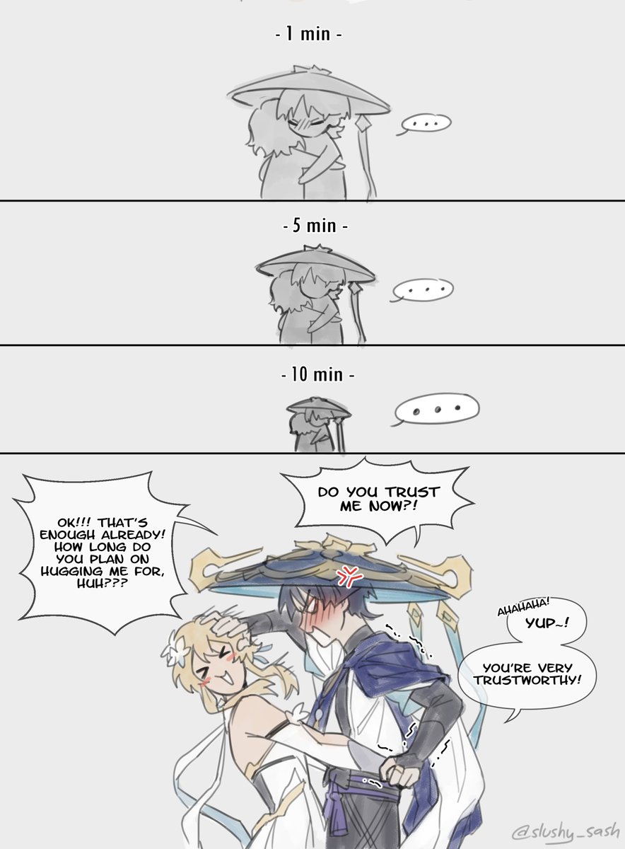 [ Earning Trust ]
a silly little scaralumi comic to spread my tsundere scara agenda <3
#Genshinlmpact 