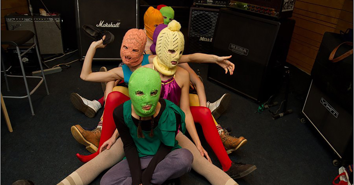 MiamiOHAMAE's tweet photo. Pussy Riot is a Russian feminist protest and performance art group based in Moscow that became popular for its provocative punk rock music. Come learn more about this art group by supporting Walking Theatre Project’s “We Are Pussy Riot”, this Friday (11/11) in Studio 88 @ 7:30 pm https://t.co/MlSgM9ZLFO