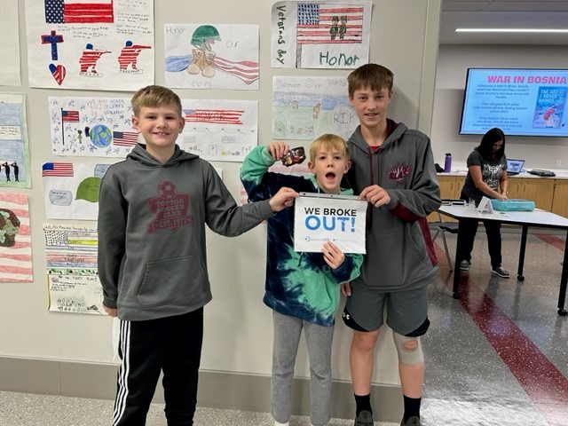 BHPracticalArts's tweet photo. N.U.T.R.I.T.I.O.N. BREAKOUT - BHMS 
Food Facts - 
1. Applesauce was the first food eaten in space.
2. Broccoli contains more protein than steak.
3. Raspberries are a member of the rose family.
4. Lemons floats but limes sink.
5. Original carrots were purple &amp; yellow, not orange. https://t.co/gR2WDimRDQ