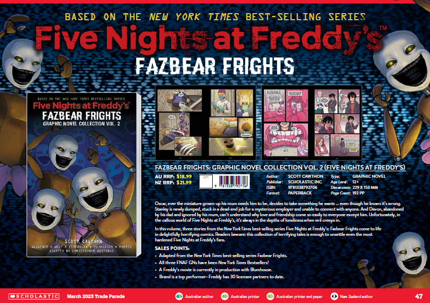 Five Nights at Freddy's: Fazbear Frights Graphic Novel Collection Vol. 2