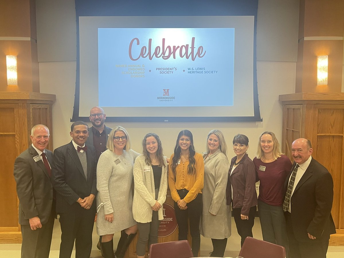 Kudos to our advancement/development team for a job well done at our annual Scholarship Donor Recognition Luncheon! #MsideProud #GenerosityMatters #ThankYou