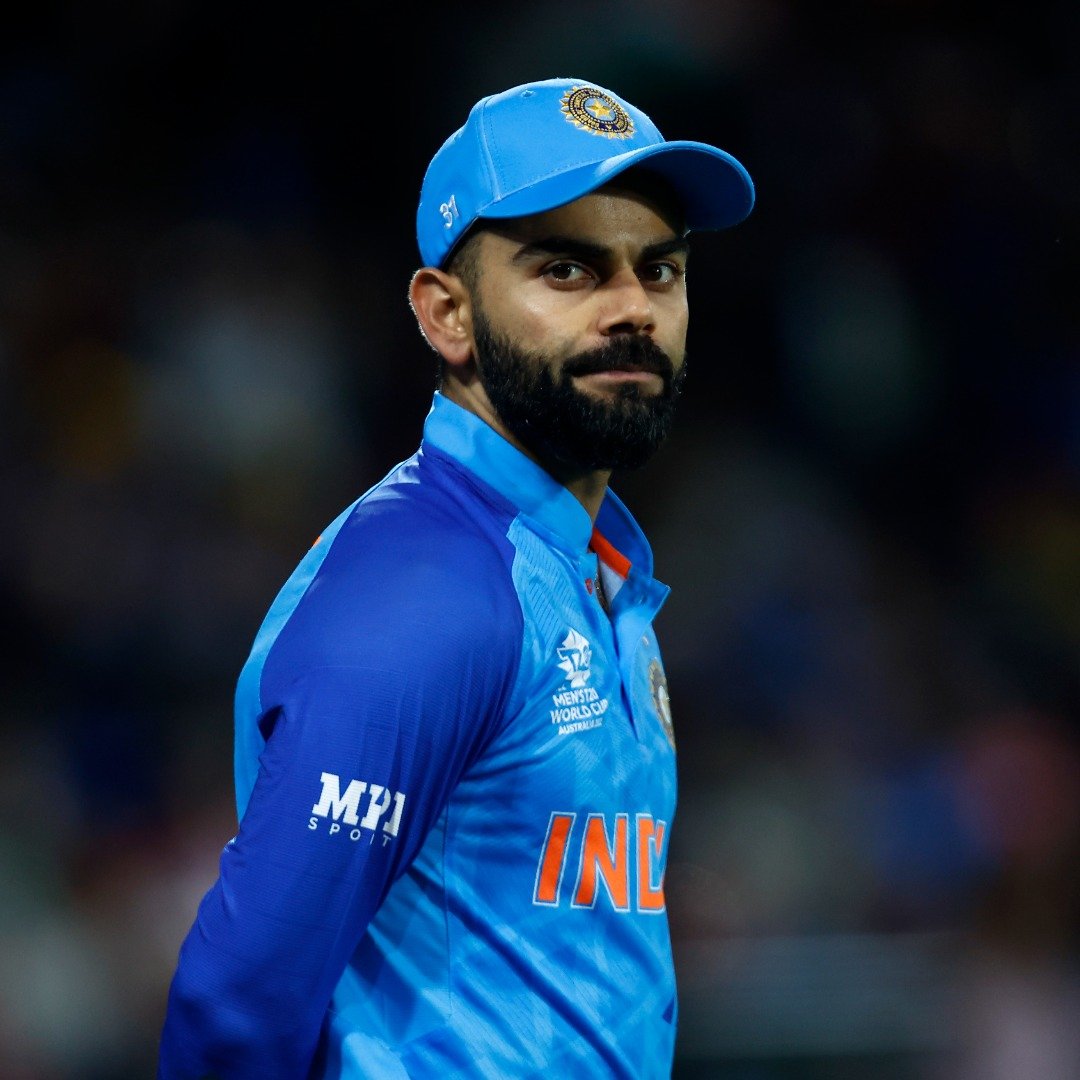 __m4xx_'s tweet photo. G.O.A.T 🐐
@imVkohli 
#INDvsENG #believeinblue ! 💔 https://t.co/cGFdKqAD9S