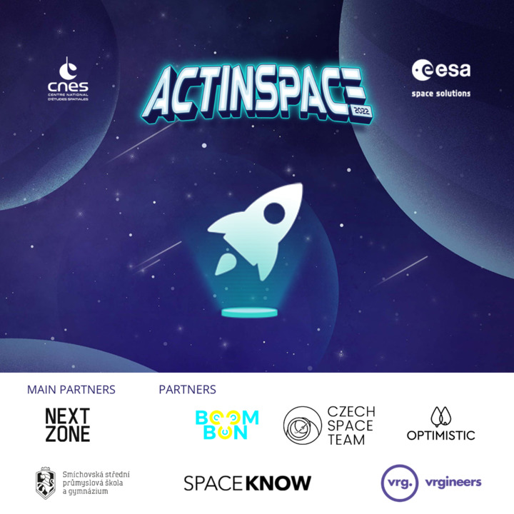 ESABICcz's tweet photo. Děkujeme našim partnerům, kteří se s námi podílejí na letošním národním kole #ActInSpace.
🏆 @vrgineers 🏆 @spaceknow 🏆 #CzechSpaceTeam 🏆 #Boombon 🏆 #Optimistic
Celá akce se odehraje v #Nextzone a SSPŠ. https://t.co/y8c1tEokx3