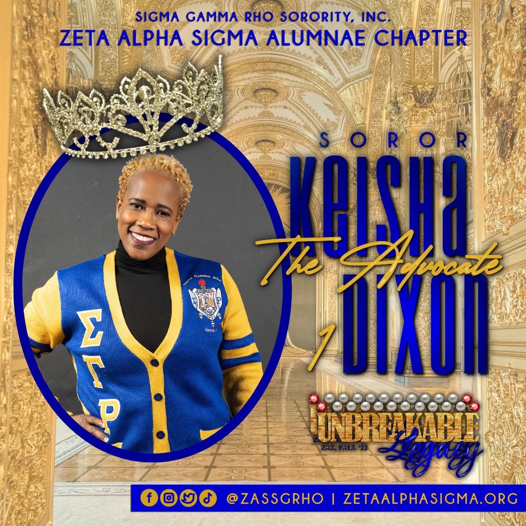 ZASSGRHO's tweet photo. Here's a closer look at these Greater Women! Pt 1 The Unbreakable Legacy!
#sigmagammarho #sgrho100 #centennial #zasdoesitbest #greater #fallclass #fall22 https://t.co/MEfaRQ0e6L