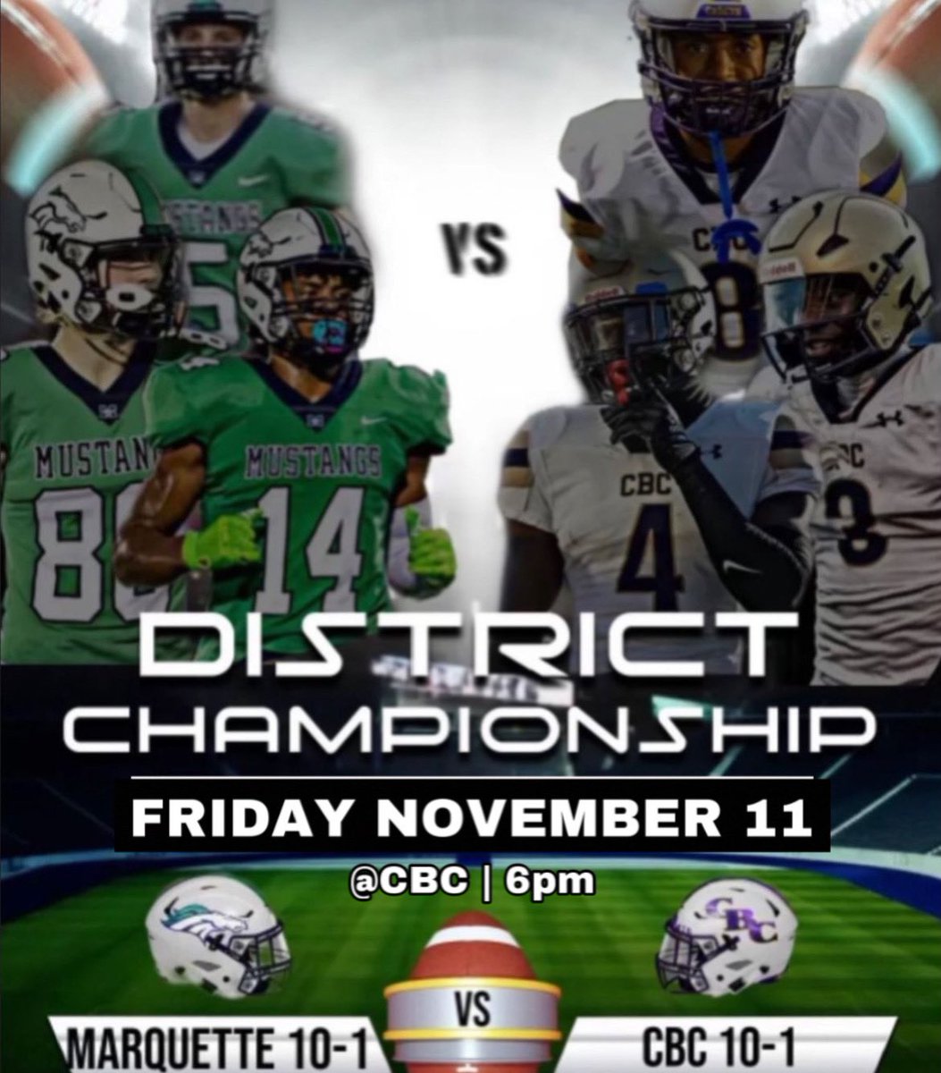 MQStangGang's tweet photo. 🚨DISTRICT CHAMPIONSHIP🚨 The stangs move on to the class 6 quarterfinals vs CBC after defeating Seckman last week. Kickoff is at 6pm at CBC. THEME: PLAYOFF HOODIES/BLACKOUT. Be there to witness history. LETS GET ROWDY. YOU HAVE TO BUY TICKETS ONLINE. https://t.co/V9lr5yQyYE https://t.co/pgJiC1YifQ