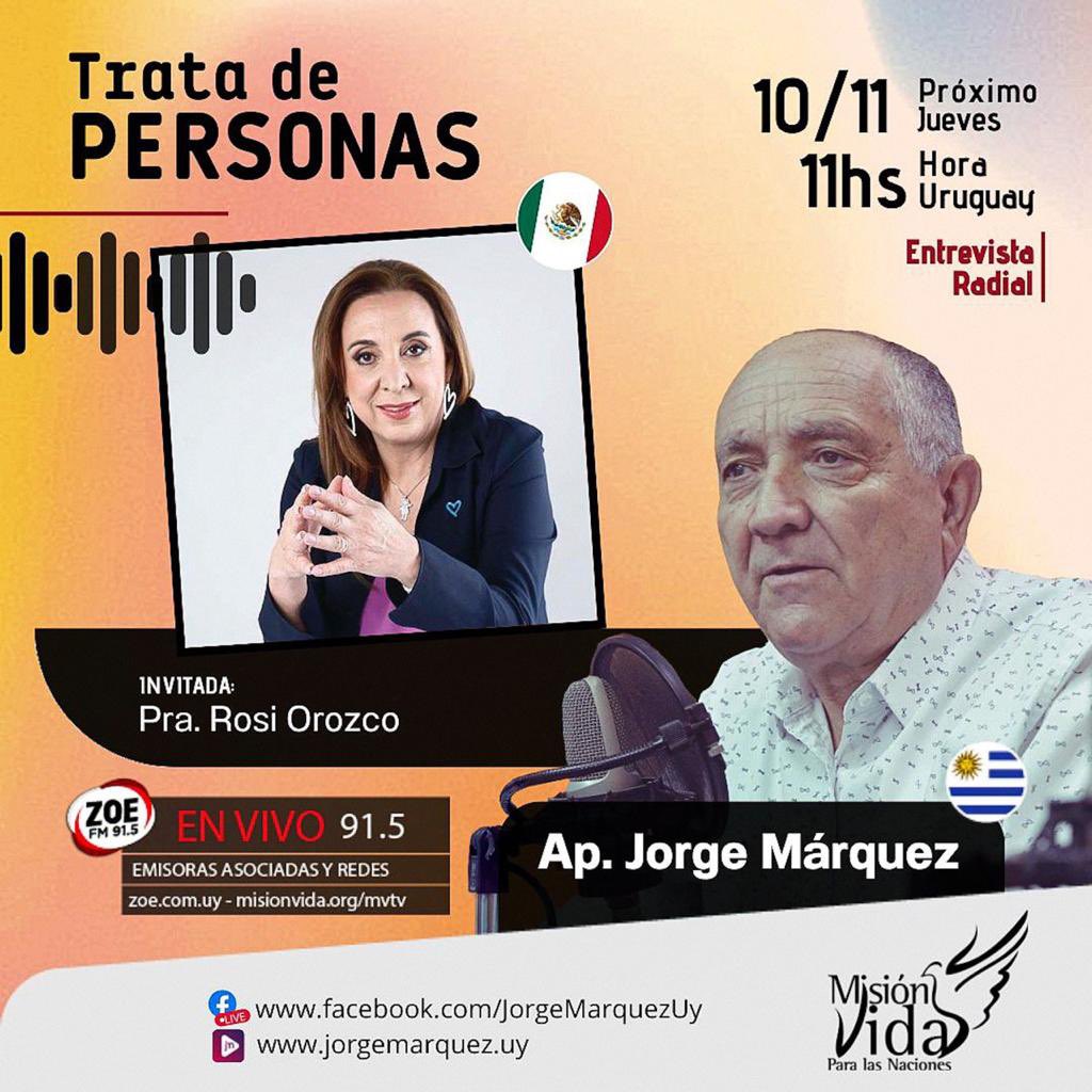 rosiorozco's tweet photo. Estamos al aire desde Uruguay, el programa de Jorge Márquez https://t.co/VUU4vvAIWQ