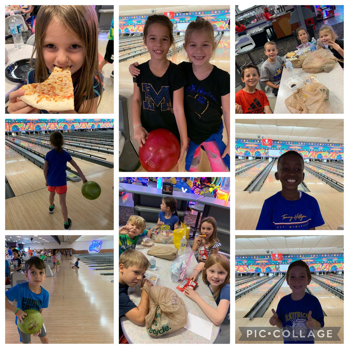 MrsBsBobcats's tweet photo. Who was ready to finally go on a field trip again? We Were!! We had a fun time spending time together bowling (and applying our knowledge of Forces and Motion). Thank you Pin Chasers for a fantastic experience. @McKitrickElem https://t.co/nuQA1uj8qS