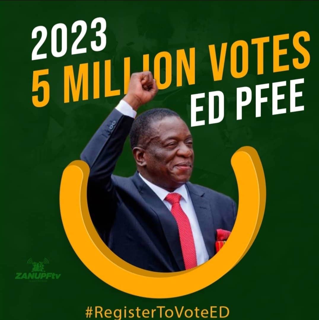 TinotendaGacha1's tweet photo. #RegisterToVote4ED a listening President,servant leadership a hard working president Vote Zanu PF bato rezvido zvevanhu. https://t.co/412Fot8dpn
