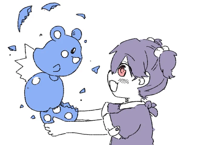 小糸とマリルリ #シャニポケパロ 