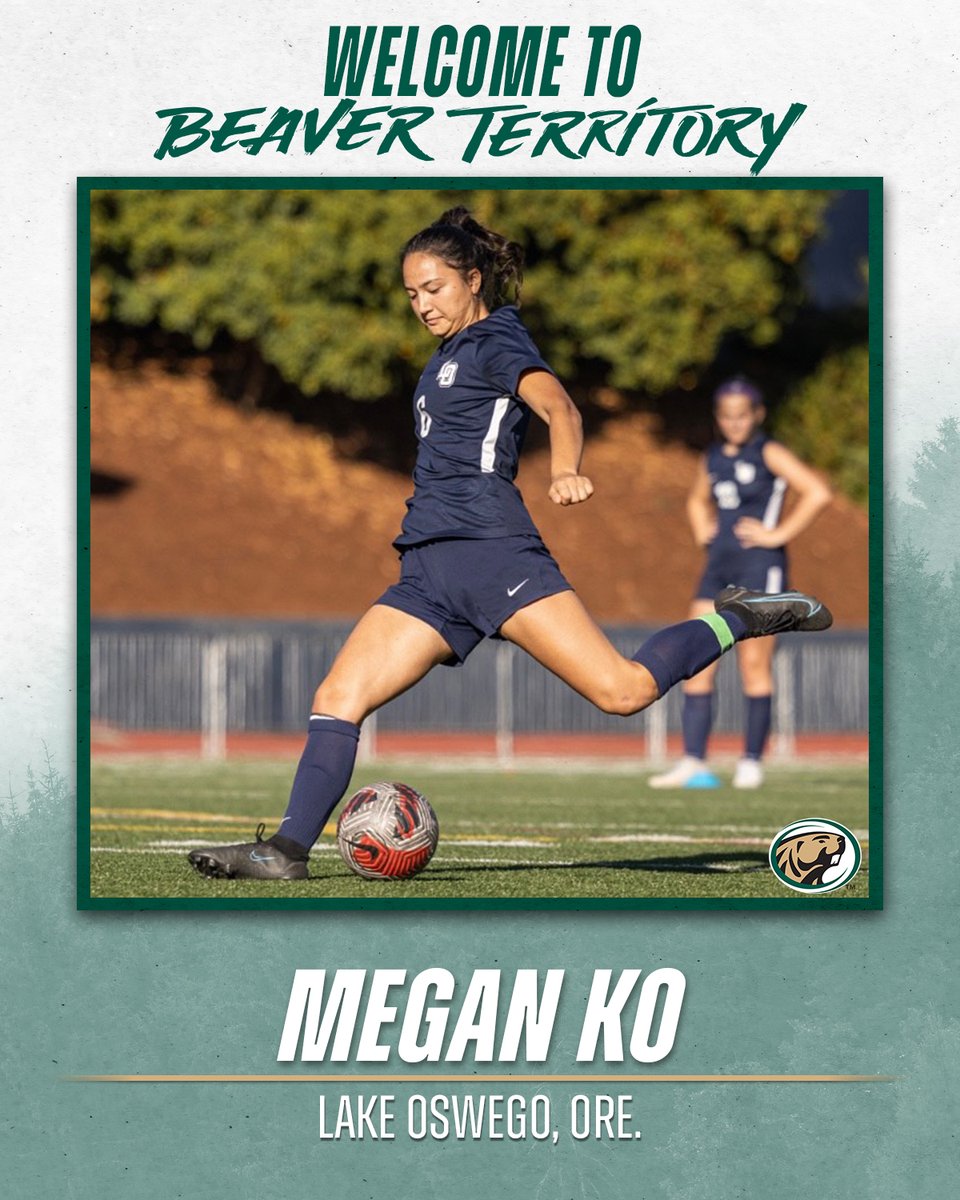 BSUBeaverSoccer's tweet photo. Welcome to #BeaverTerritory, Megan Ko!

#GoBeavers https://t.co/xDD4gjtdCc