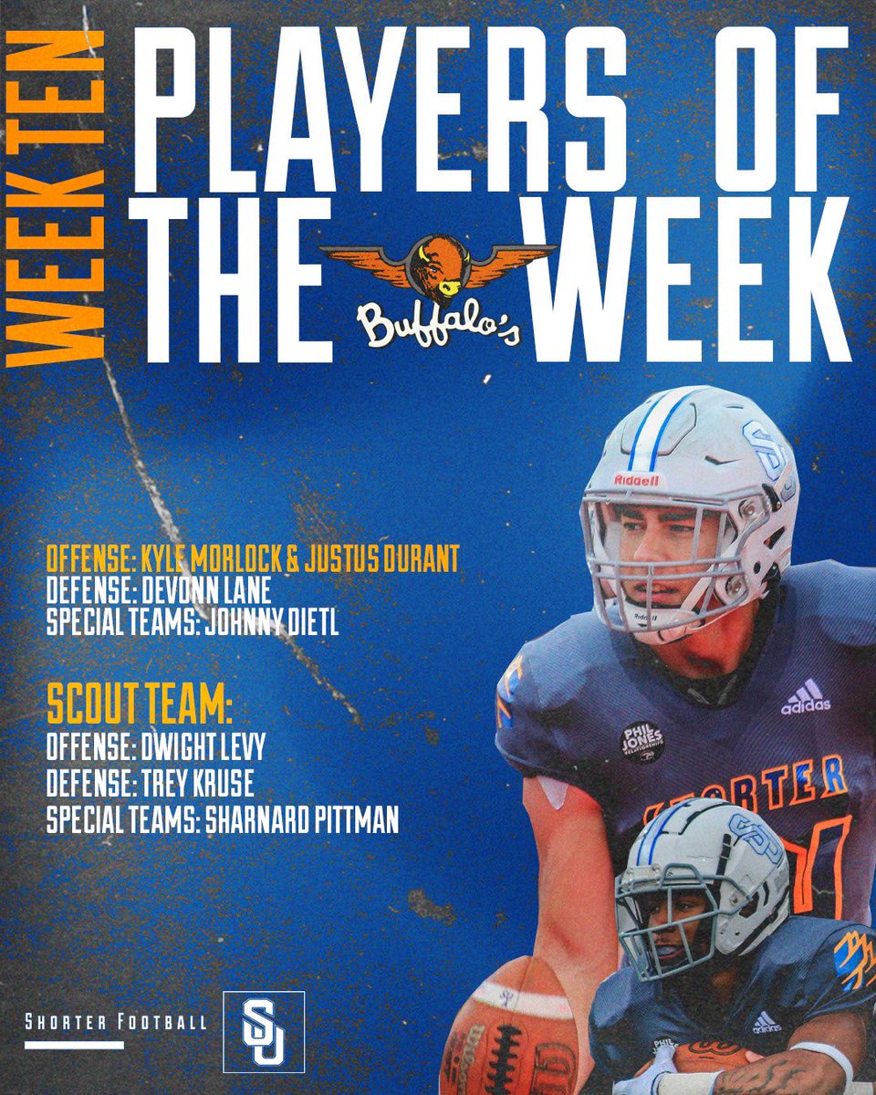 Shorter_FB's tweet photo. As we prepare for Week 11, here is who stood out in Week 10. https://t.co/esoaAx0c3n