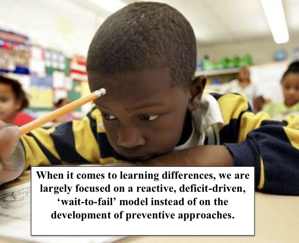 MrsRuckerICT's tweet photo. Great point from @GaabLab : We as a society do preventive medicine… why do we not do preventive education? We can not continue to be provide reactive and wait-to-fail interventions. #dyslexiacon #UntilEveryoneCanRead #literacyisaright https://t.co/dZVSmvdKZT